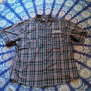 Harley Davidson Short Sleeve Button Down Shirt